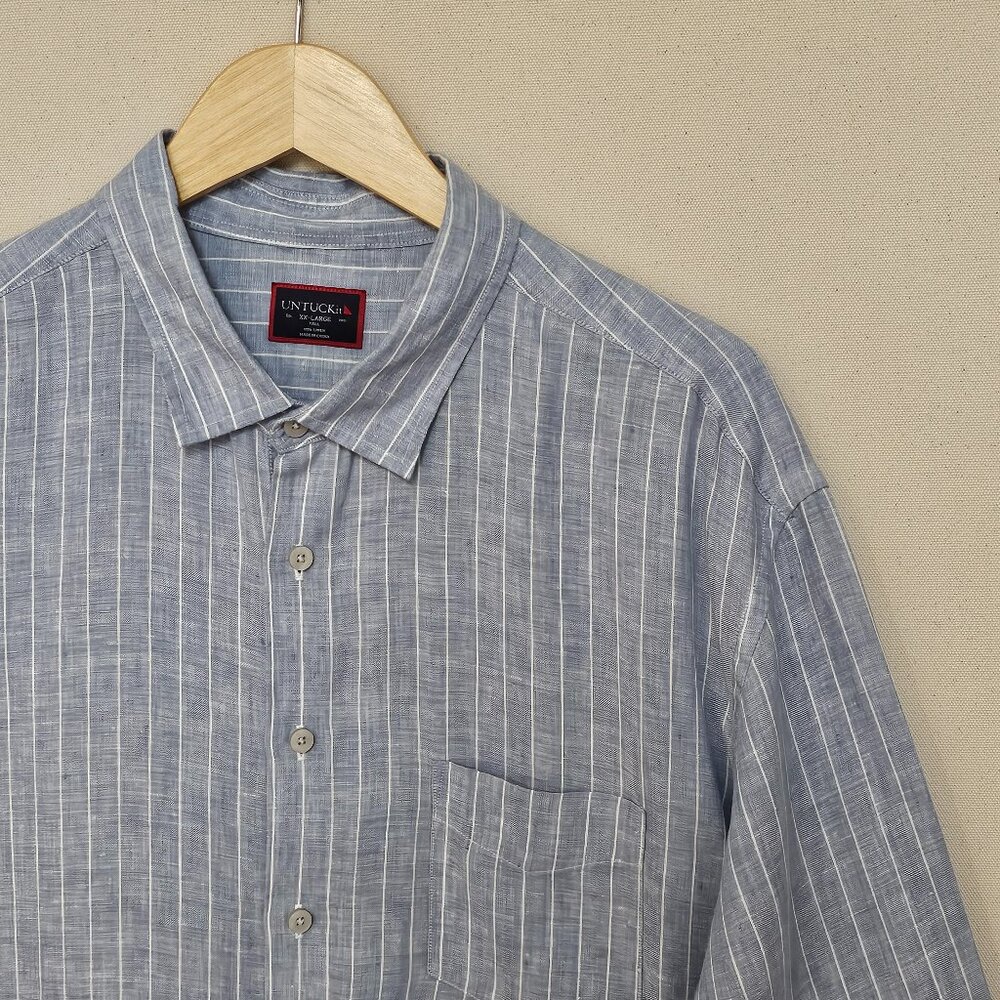 UNTUCKit Linen Button Down Tall XXL